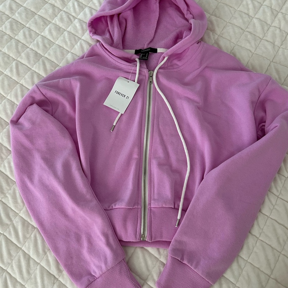 Forever 21 Pink Women's Hoodie Jacket